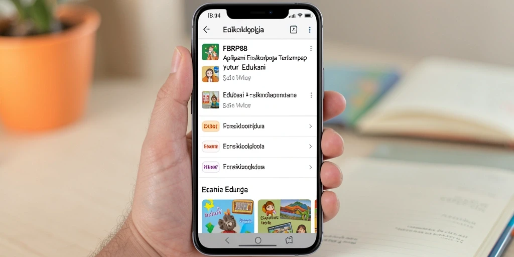 Tampilan menarik dan informatif dari aplikasi FBRP88.
